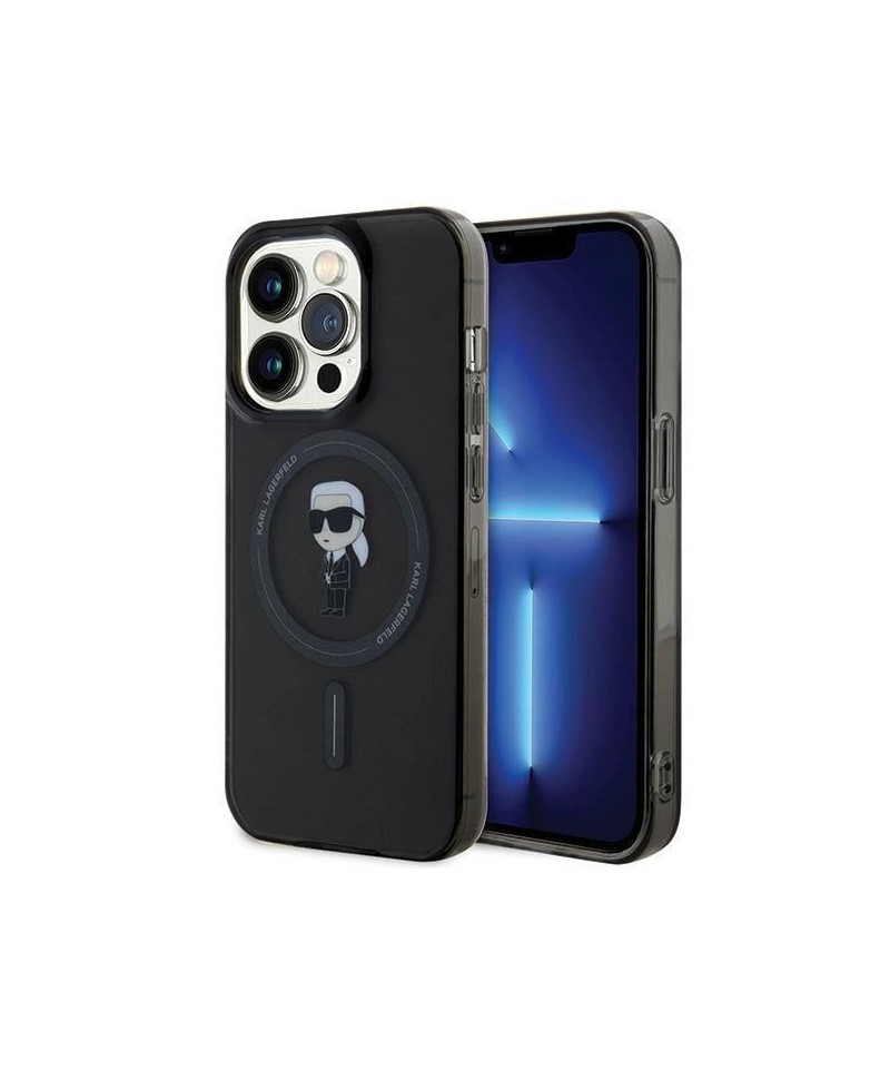 Karl Lagerfeld IML Ikonik MagSafe case for iPhone 15 Pro - black