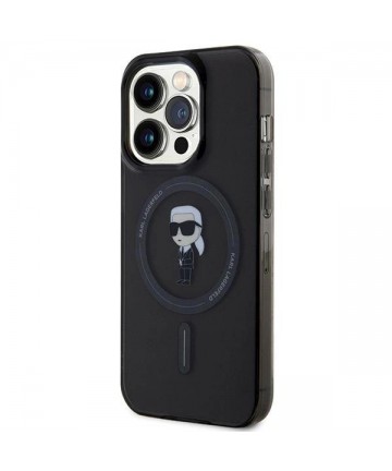 Karl Lagerfeld IML Ikonik MagSafe case for iPhone 15 Pro - black