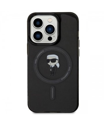 Karl Lagerfeld IML Ikonik MagSafe case for iPhone 15 Pro - black