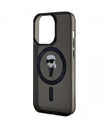 Karl Lagerfeld IML Ikonik MagSafe case for iPhone 15 Pro - black