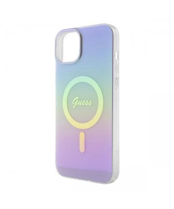 Guess GUHMP15SHITSU iPhone 15 6.1" purple/purple hardcase IML Iridescent MagSafe