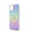 Guess GUHMP15SHITSU iPhone 15 6.1" purple/purple hardcase IML Iridescent MagSafe