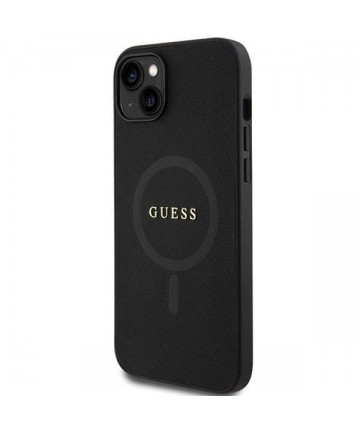Guess GUHMP15MPSAHMCK iPhone 15 Plus 6.7" black/black hardcase Saffiano MagSafe