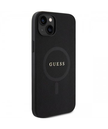 Guess GUHMP15MPSAHMCK iPhone 15 Plus 6.7" black/black hardcase Saffiano MagSafe