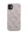 Guess GUHMN61G4GFRP iPhone 11 6.1" / Xr pink/pink hardcase 4G Collection Leather Metal Logo MagSafe