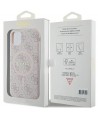 Guess GUHMN61G4GFRP iPhone 11 6.1" / Xr pink/pink hardcase 4G Collection Leather Metal Logo MagSafe