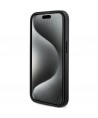 Guess 4G Collection Leather Metal Logo MagSafe Case for iPhone 14 Pro Max - Black