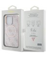 Guess 4G Collection Leather Metal Logo MagSafe Case for iPhone 14 Pro Max - Pink