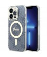 Guess IML 4G MagSafe case for iPhone 15 Pro - blue
