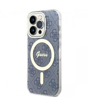 Guess IML 4G MagSafe case for iPhone 15 Pro - blue