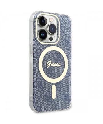 Guess IML 4G MagSafe case for iPhone 15 Pro - blue