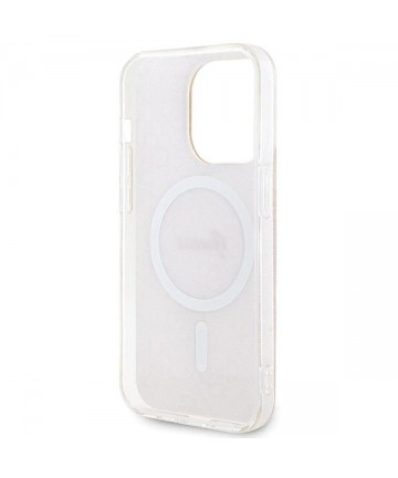 Guess IML 4G MagSafe case for iPhone 15 Pro - pink