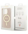 Guess IML 4G MagSafe case for iPhone 15 Pro - pink