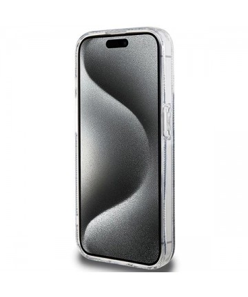 Guess IML GCube MagSafe case for iPhone 15 Pro - black