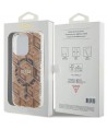 Guess IML GCube MagSafe case for iPhone 15 Pro - brown