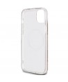 Guess IML GCube MagSafe case for iPhone 15 Plus / 14 Plus - brown