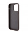 Guess GUHMP15XG4GFRW iPhone 15 Pro Max 6.7" brown/brown hardcase 4G Collection Leather Metal Logo MagSafe