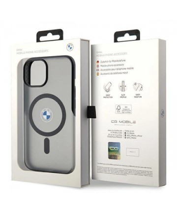 BMW IML Signature MagSafe case for iPhone 15 Plus / 14 Plus - black