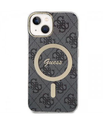 Guess 4G MagSafe case for iPhone 15 Plus / 14 Plus - black