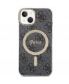 Guess 4G MagSafe case for iPhone 15 Plus / 14 Plus - black