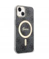 Guess 4G MagSafe case for iPhone 15 Plus / 14 Plus - black