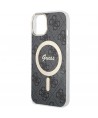 Guess 4G MagSafe case for iPhone 15 Plus / 14 Plus - black