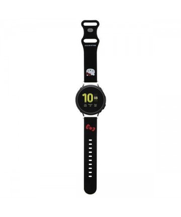 Hello Kitty Silicone Kitty Head strap universal 20mm - black