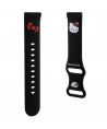 Hello Kitty Silicone Kitty Head strap universal 20mm - black