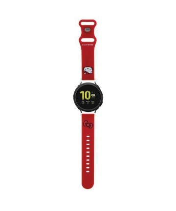 Hello Kitty Silicone Kitty Head strap universal 20mm - red