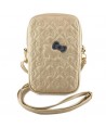 Hello Kitty Quilted Bows Strap bag - gold