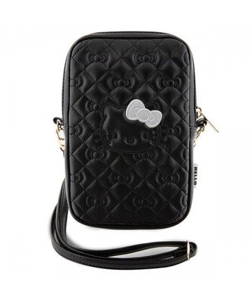 Hello Kitty Quilted Bows Strap bag - black