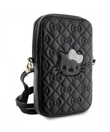 Hello Kitty Quilted Bows Strap bag - black
