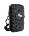 Hello Kitty Quilted Bows Strap bag - black