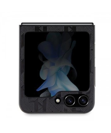 Karl Lagerfeld Saffiano Monogram Choupette Pin case for Samsung Galaxy Z Flip 5 - black