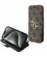 Guess 4G Metal Logo case for iPhone 15 Pro - brown