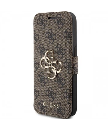 Guess 4G Metal Logo case for iPhone 15 Pro - brown