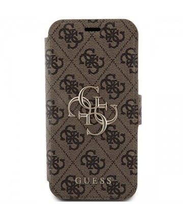 Guess 4G Metal Logo case for iPhone 15 Pro - brown