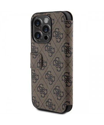 Guess 4G Metal Logo case for iPhone 15 Pro - brown