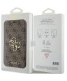 Guess 4G Metal Logo case for iPhone 15 Pro - brown