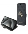 Guess 4G Metal Logo case for iPhone 15 Pro - gray