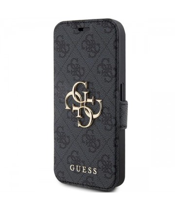 Guess 4G Metal Logo case for iPhone 15 Pro - gray