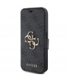 Guess 4G Metal Logo case for iPhone 15 Pro - gray