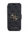 Guess 4G Metal Logo case for iPhone 15 Pro - gray
