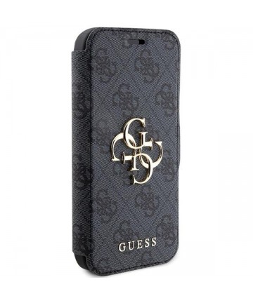 Guess 4G Metal Logo case for iPhone 15 Pro - gray