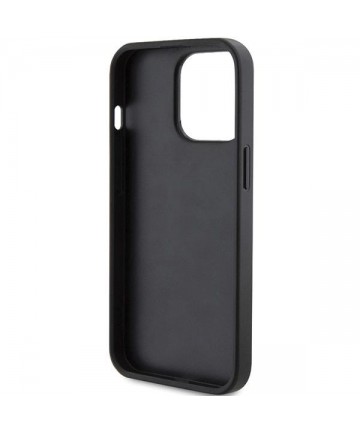 Guess 4G Triangle Metal Logo case for iPhone 14 Pro - black