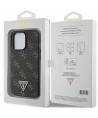 Guess 4G Triangle Metal Logo case for iPhone 14 Pro - black