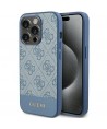 Guess 4G Stripe Collection case for iPhone 15 Pro - blue