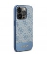 Guess 4G Stripe Collection case for iPhone 15 Pro - blue