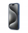 Guess 4G Stripe Collection case for iPhone 15 Pro - blue