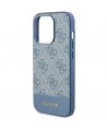 Guess 4G Stripe Collection case for iPhone 15 Pro - blue